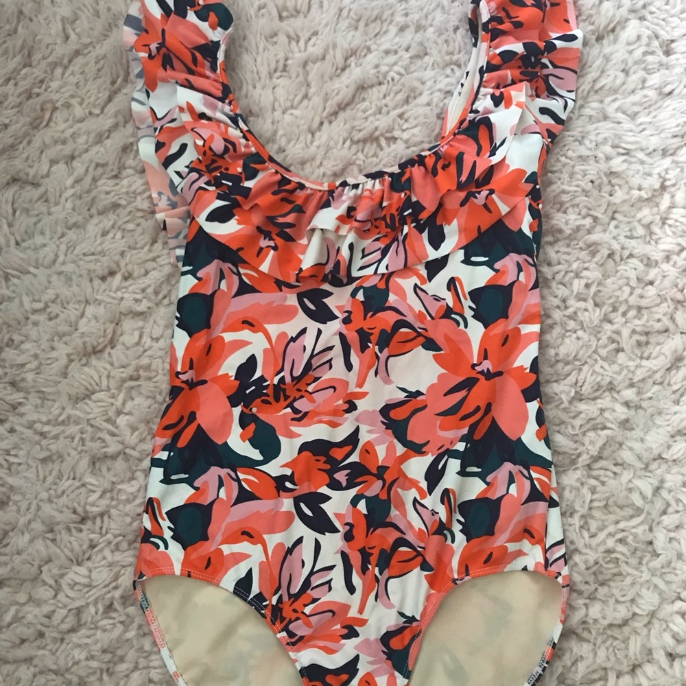 Kortni Jeane Double Ruffle one piece